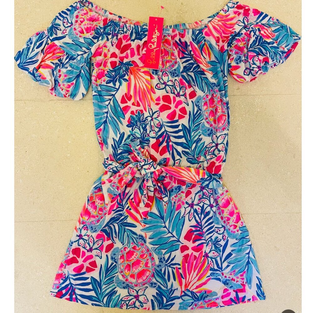 Samia Romper in Resort White Rainforest Retreat Size S NWT Lilly Pulitzer